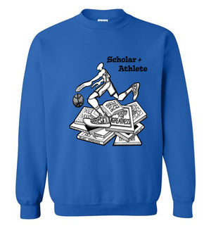 Open image in slideshow, Scholar Athlete Baller &amp; Books Sweatshirt
