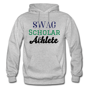 Open image in slideshow, Swag Adult Sized Hoodie - heather gray
