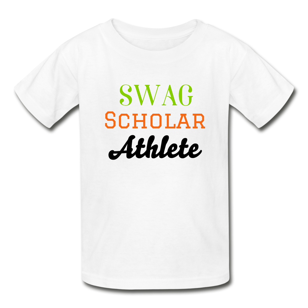Gildan Ultra Cotton Youth T-Shirt - white